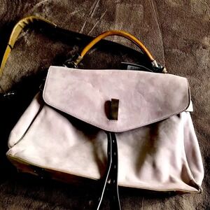 Gryson Purple Leather Handbag